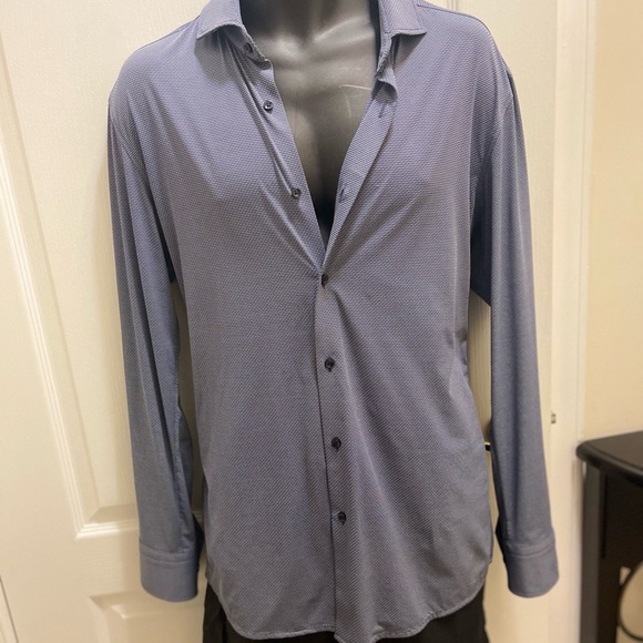 Boss button down man, shirt, wrinkle, free, stretchy, slim fit - Picture 11 of 16